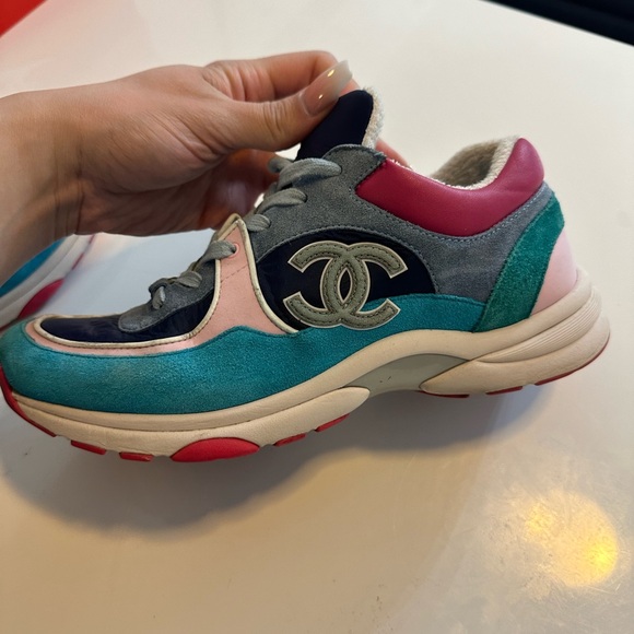 Chanel Sneakers Multicolor Used, Size 42 - Picture 4 of 6